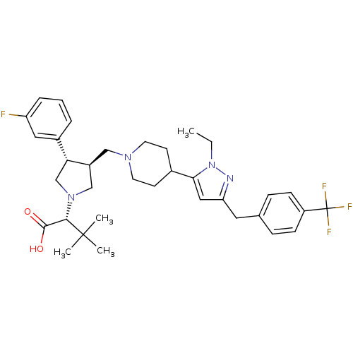 Chemical structure of BindingDB Monomer ID 50141954