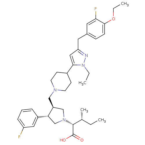Chemical structure of BindingDB Monomer ID 50141967