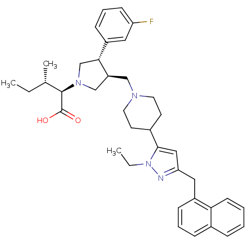 Chemical structure of BindingDB Monomer ID 50141995