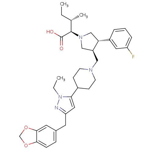 Chemical structure of BindingDB Monomer ID 50142001