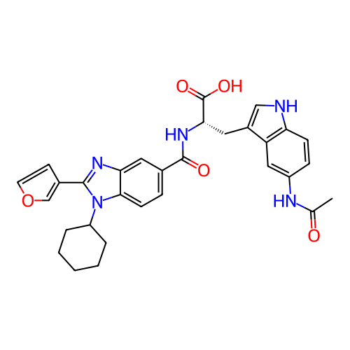 Chemical structure of BindingDB Monomer ID 50142045