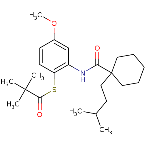 Chemical structure of BindingDB Monomer ID 50145543