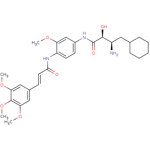 Chemical structure of BindingDB Monomer ID 50147347