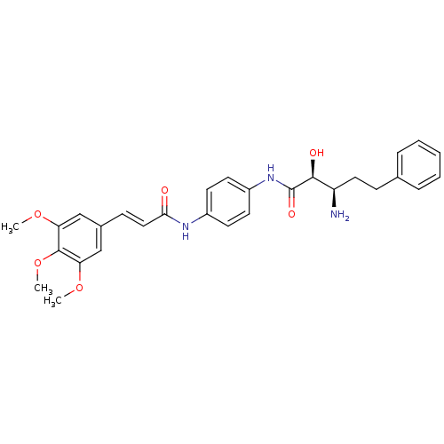 Chemical structure of BindingDB Monomer ID 50147349