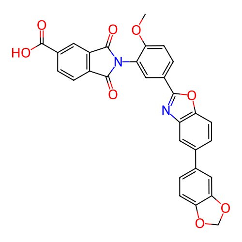 Chemical structure of BindingDB Monomer ID 50147535