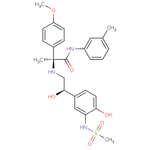 Chemical structure of BindingDB Monomer ID 50148524
