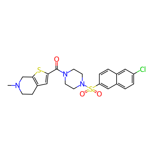 Chemical structure of BindingDB Monomer ID 50154264