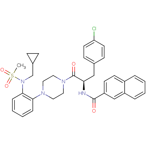 Chemical structure of BindingDB Monomer ID 50162716