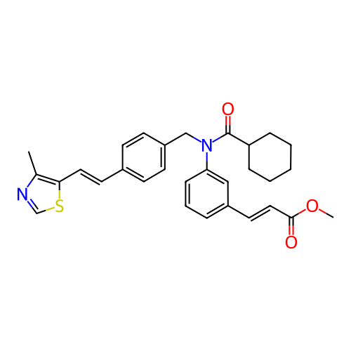 Chemical structure of BindingDB Monomer ID 50167230