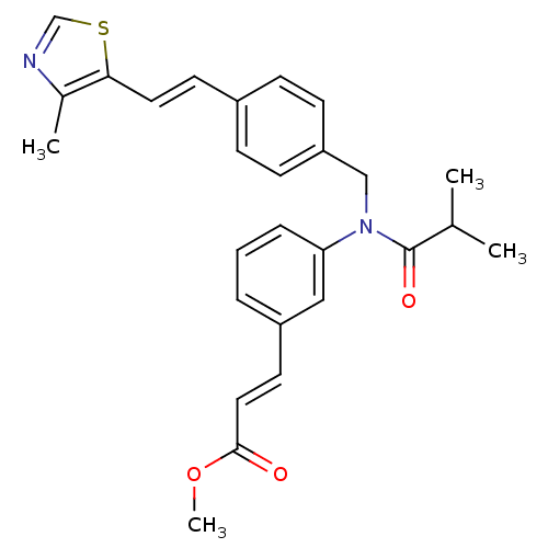 Chemical structure of BindingDB Monomer ID 50167244