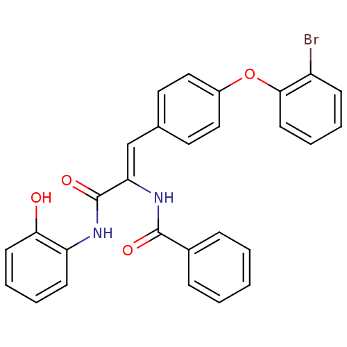 Chemical structure of BindingDB Monomer ID 50167662