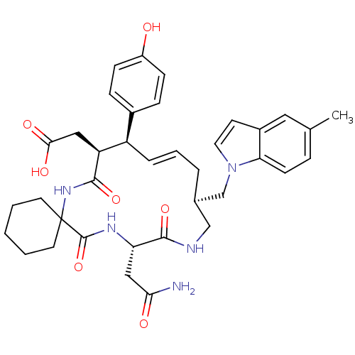 Chemical structure of BindingDB Monomer ID 50168313