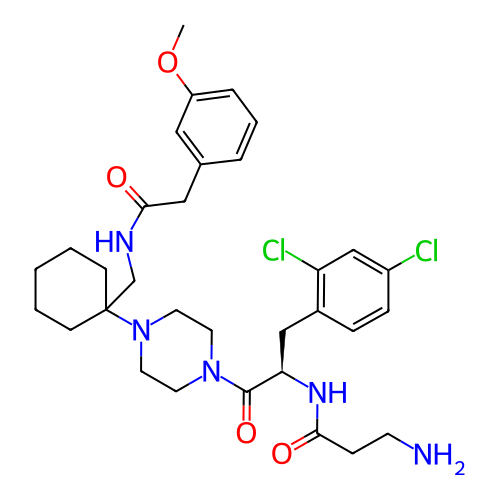 Chemical structure of BindingDB Monomer ID 50168640