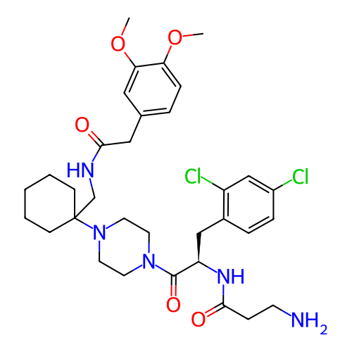 Chemical structure of BindingDB Monomer ID 50168674