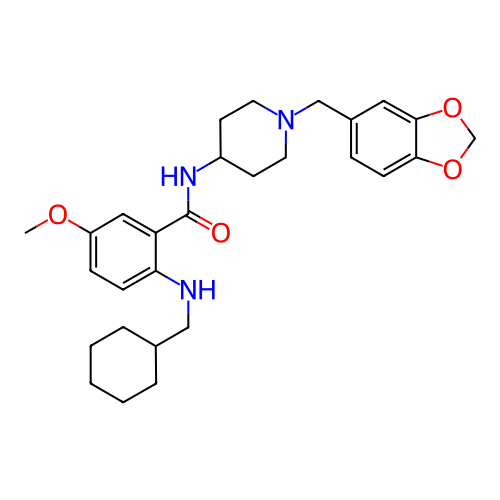Chemical structure of BindingDB Monomer ID 50171596