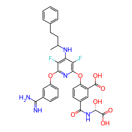 Chemical structure of BindingDB Monomer ID 50172236