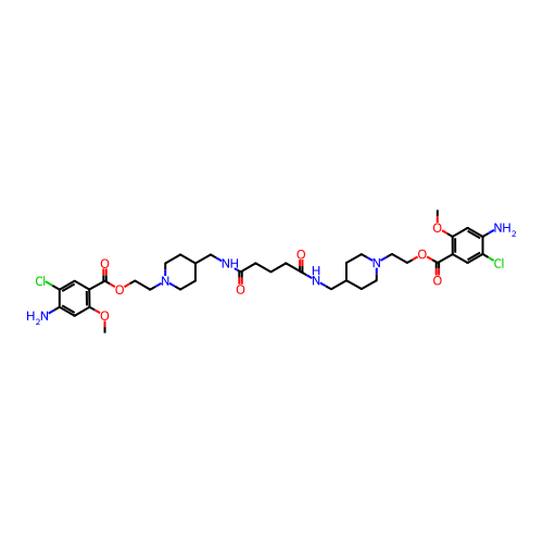 Chemical structure of BindingDB Monomer ID 50174435