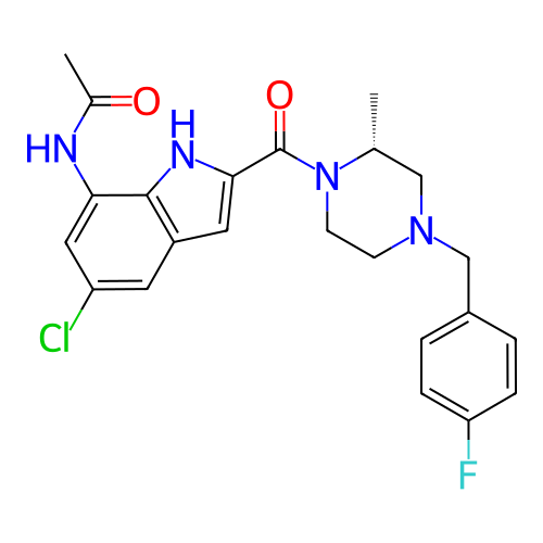 Chemical structure of BindingDB Monomer ID 50174704