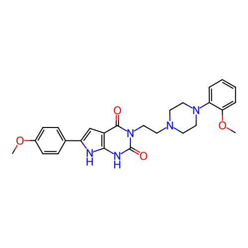 Chemical structure of BindingDB Monomer ID 50175317