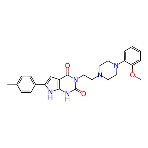 Chemical structure of BindingDB Monomer ID 50175321