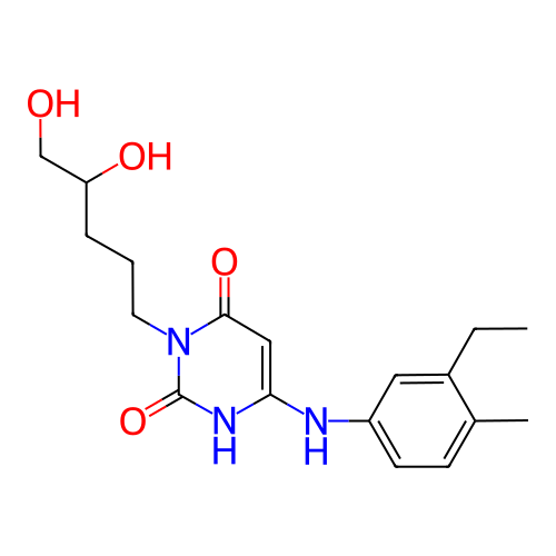 Chemical structure of BindingDB Monomer ID 50176107