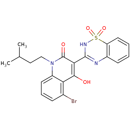 Chemical structure of BindingDB Monomer ID 50181629