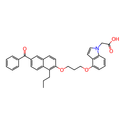 Chemical structure of BindingDB Monomer ID 50181905