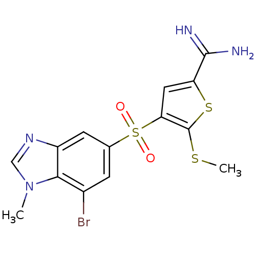 Chemical structure of BindingDB Monomer ID 50182165