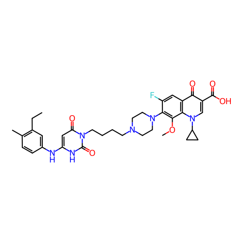 Chemical structure of BindingDB Monomer ID 50182663