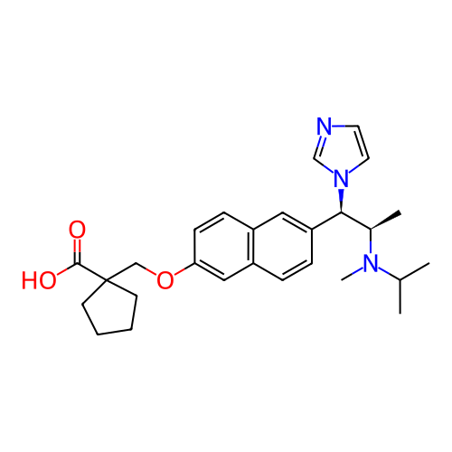 Chemical structure of BindingDB Monomer ID 50183229