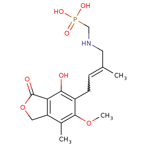 Chemical structure of BindingDB Monomer ID 50185584