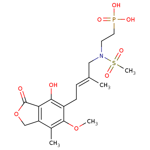 Chemical structure of BindingDB Monomer ID 50185598
