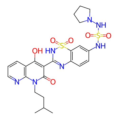Chemical structure of BindingDB Monomer ID 50186159