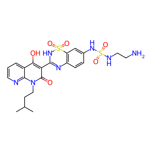 Chemical structure of BindingDB Monomer ID 50186180