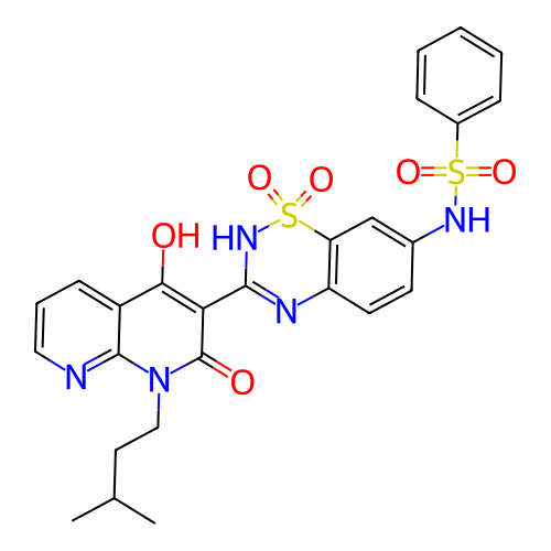Chemical structure of BindingDB Monomer ID 50186185