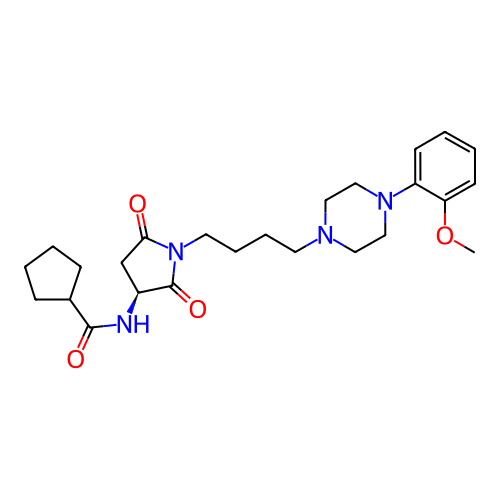 Chemical structure of BindingDB Monomer ID 50186240