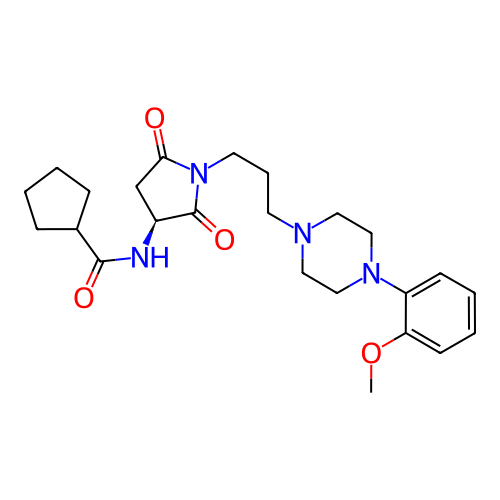 Chemical structure of BindingDB Monomer ID 50186251