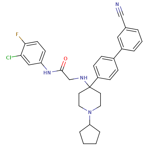 Chemical structure of BindingDB Monomer ID 50186792