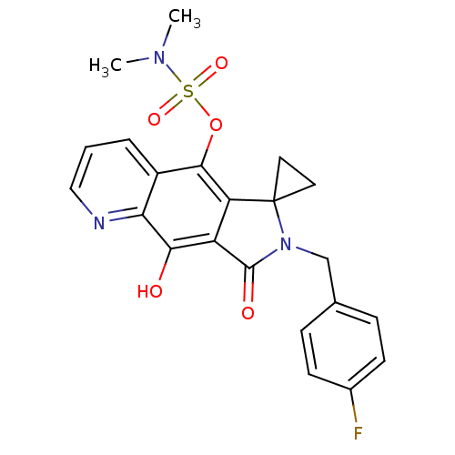 Chemical structure of BindingDB Monomer ID 50187189