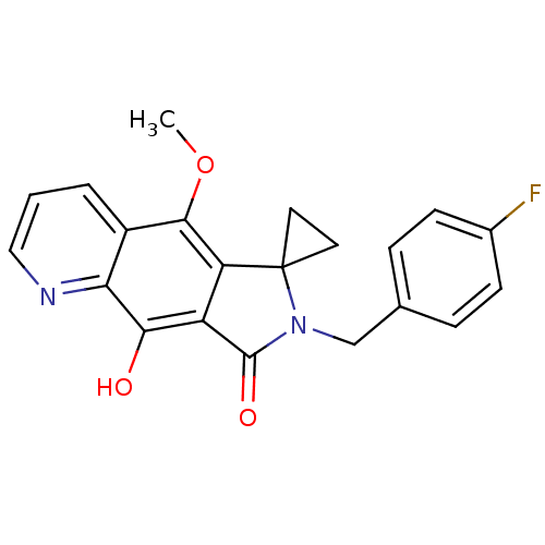 Chemical structure of BindingDB Monomer ID 50187196
