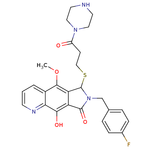 Chemical structure of BindingDB Monomer ID 50187198