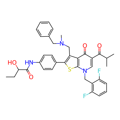 Chemical structure of BindingDB Monomer ID 50189701