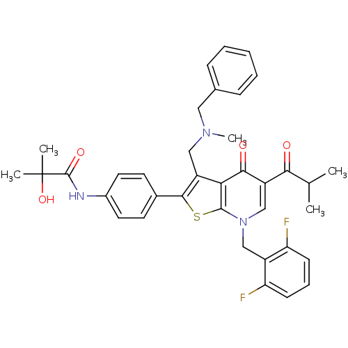Chemical structure of BindingDB Monomer ID 50189720