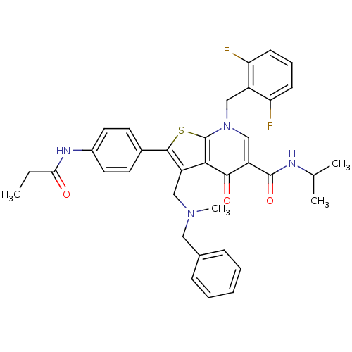 Chemical structure of BindingDB Monomer ID 50189738