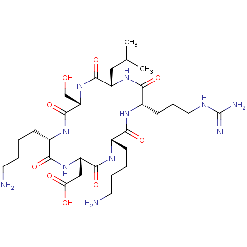 Chemical structure of BindingDB Monomer ID 50190505