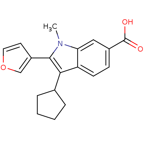 Chemical structure of BindingDB Monomer ID 50193050