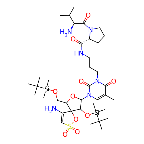 Chemical structure of BindingDB Monomer ID 50193555