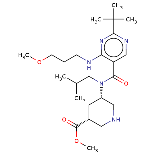 Chemical structure of BindingDB Monomer ID 50195786
