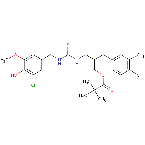Chemical structure of BindingDB Monomer ID 50196355