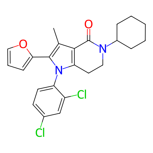 Chemical structure of BindingDB Monomer ID 50198528